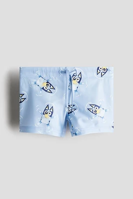 Printed Swim Trunks
