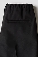 Tailored wool-blend trousers
