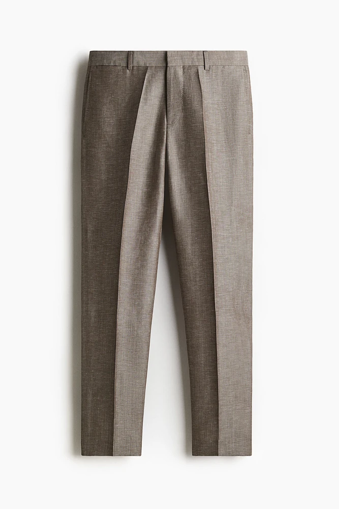 Slim Fit Wool-Blend Suit Pants