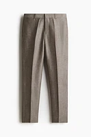 Slim Fit Wool-Blend Suit Pants
