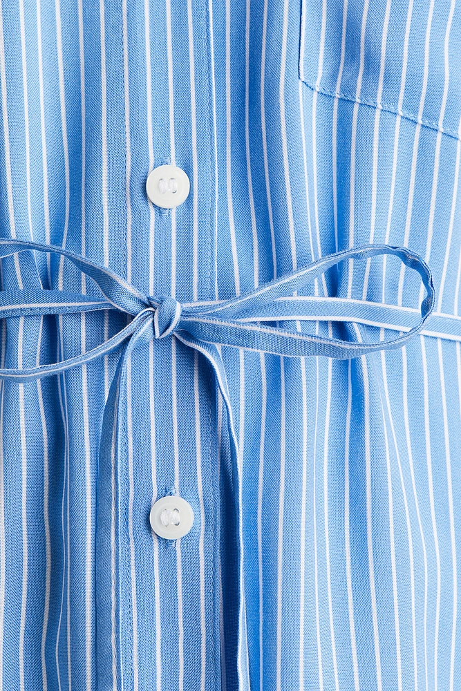MAMA Tie-belt Shirt Dress