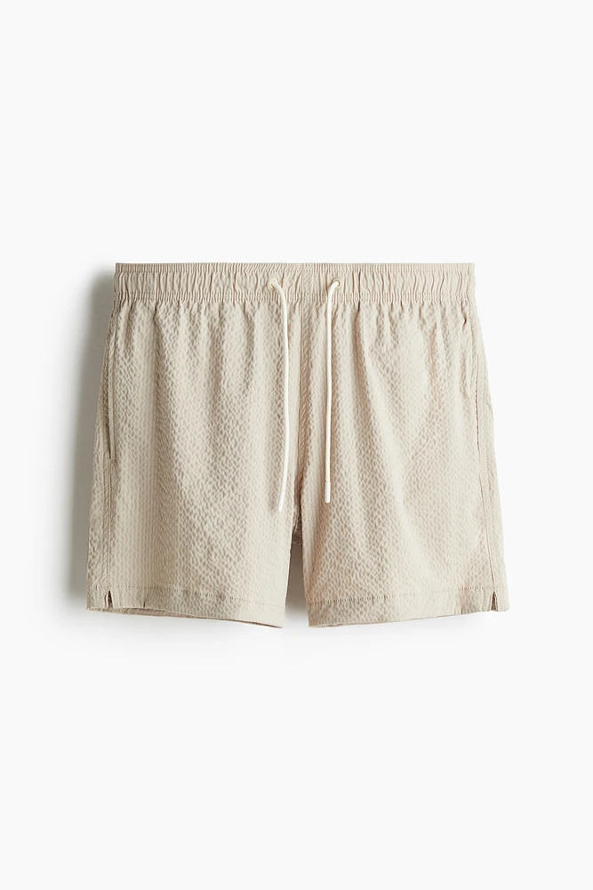 Seersucker Swim Shorts