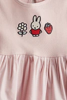 Embroidery-Detail Cotton Dress