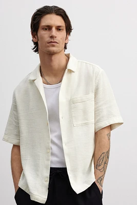 Regular-Fit Textured Resort Shirt