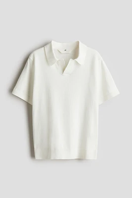 Fine-knit Polo Shirt