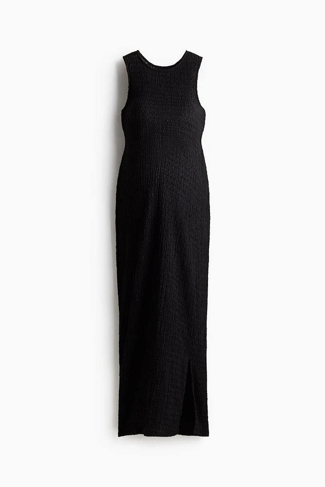MAMA Textured Jersey Dress