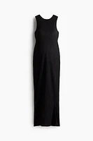 MAMA Textured Jersey Dress