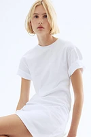 Defined-Waist T-Shirt Dress