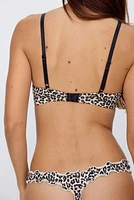 3-pack Thong Briefs with Overlocked Trim