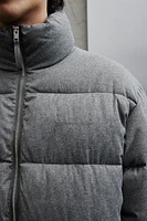 Loose Fit Water-Repellent Puffer Jacket