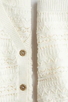 2-Piece Pattern-Knit Cotton Set