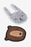 Lot de 2 écussons