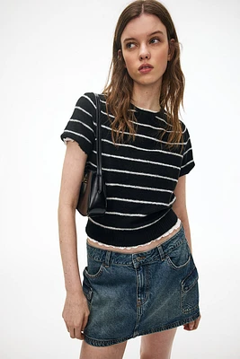 Fine-Knit T-Shirt
