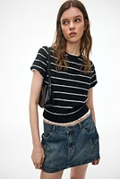 Fine-Knit T-Shirt