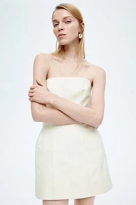 Exaggerated-Hip Mini Dress