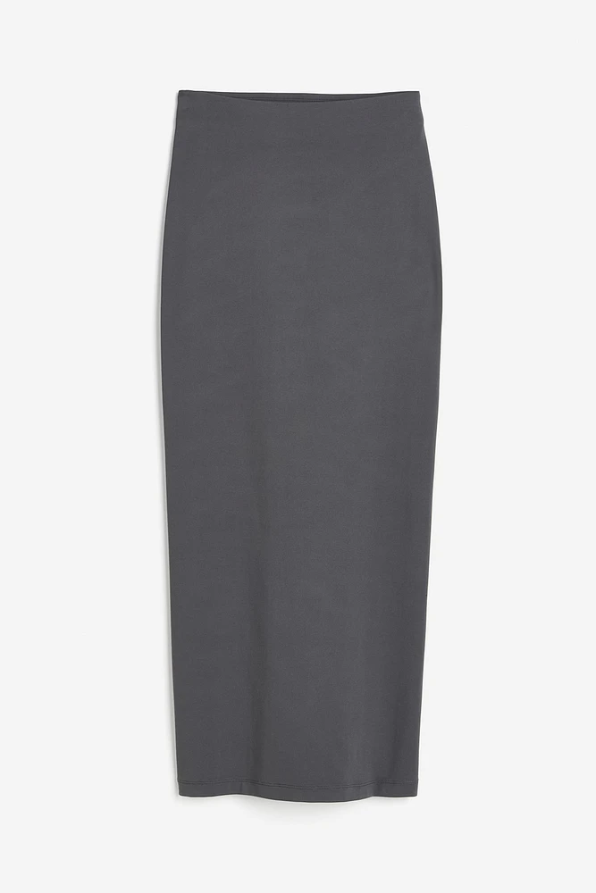 Microfiber Maxi Skirt