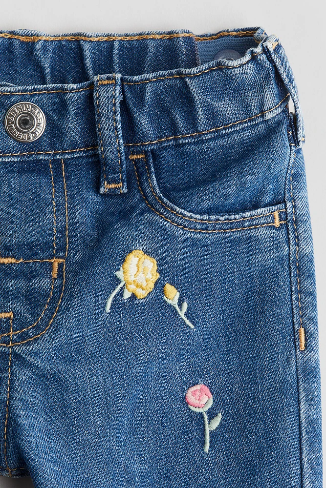Embroidery-Detail Jeans
