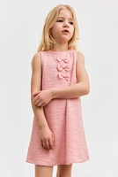 Bouclé-Weave Dress