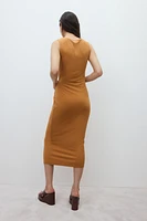 Draped Midi Dress