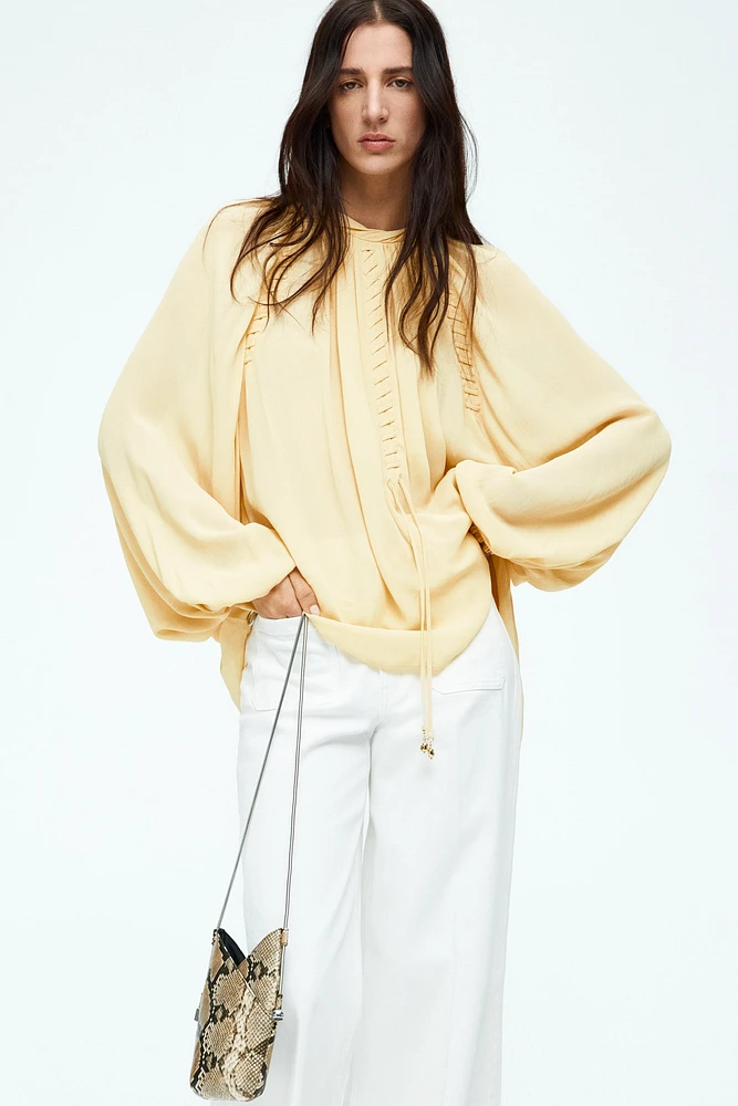 Oversized Chiffon Blouse