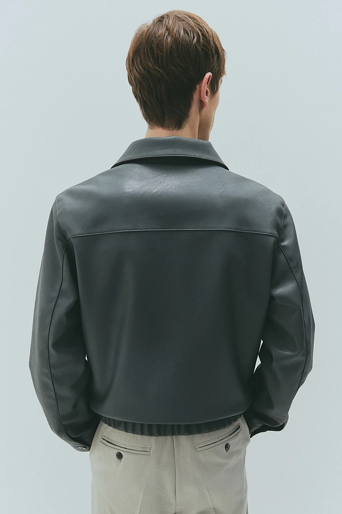 Regular-Fit Coated Jacket