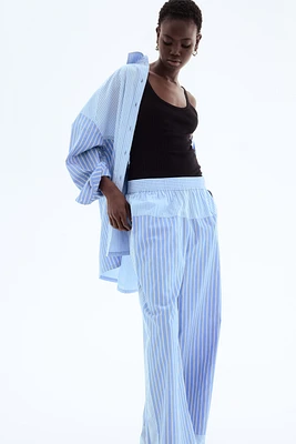 Loose-Fit Cotton Pants
