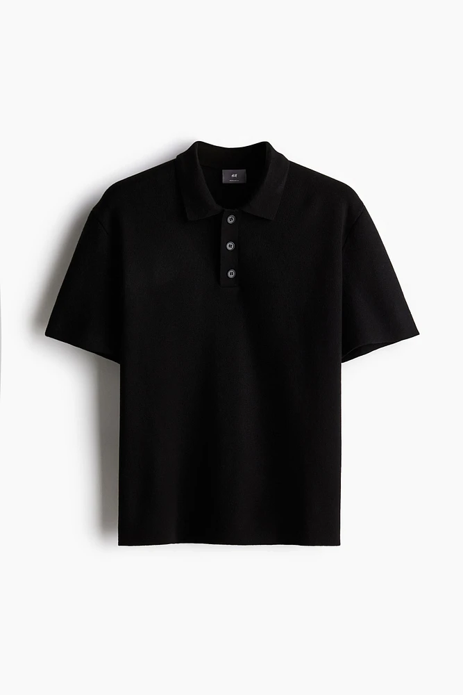 Regular Fit Fine-knit Polo Shirt