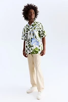Printed Cotton Resort Shirt