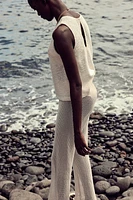 Textured-Knit Tank Top