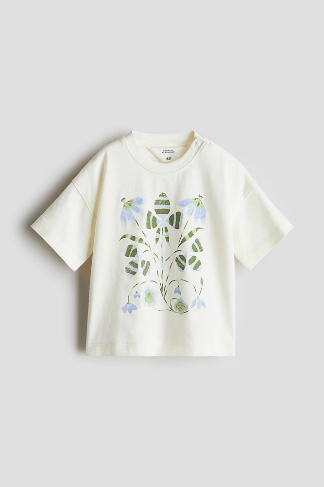 T-Shirt with Printed Motif