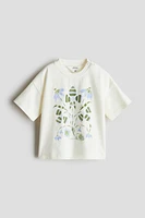 T-Shirt with Printed Motif