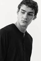 Slim-Fit Ribbed Jersey Shirt