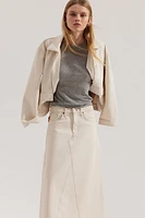 A-Line Denim Skirt