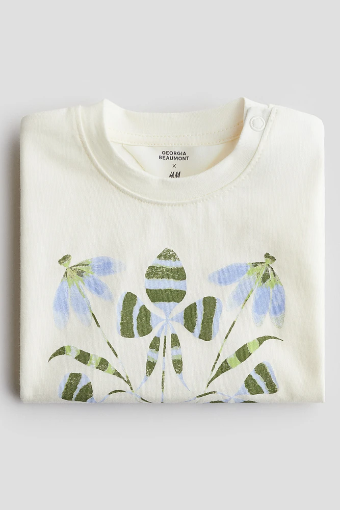 T-Shirt with Printed Motif