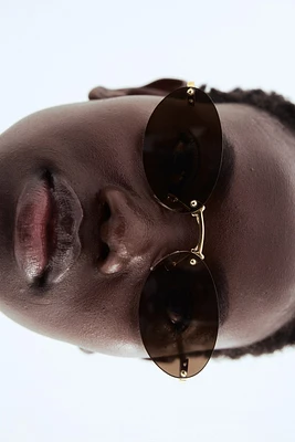 Lunettes de soleil ovales