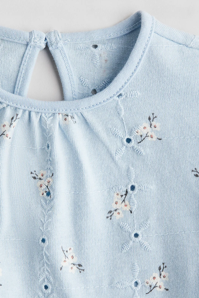 Eyelet-Embroidered Dress
