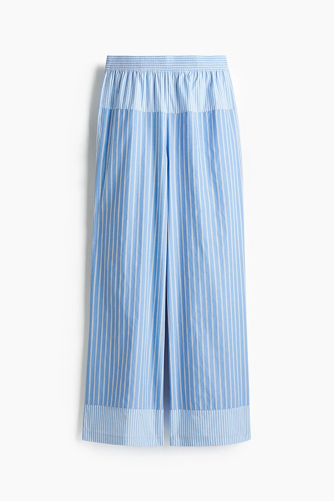 Loose-Fit Cotton Pants