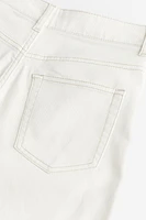 Wide-leg Twill Pants