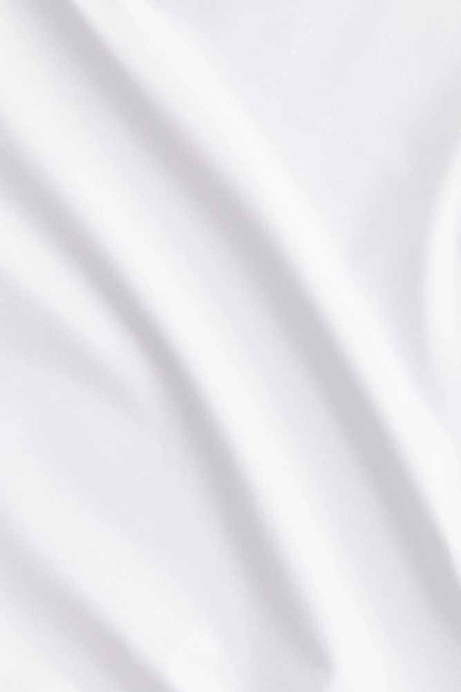 Microfiber Cropped T-Shirt