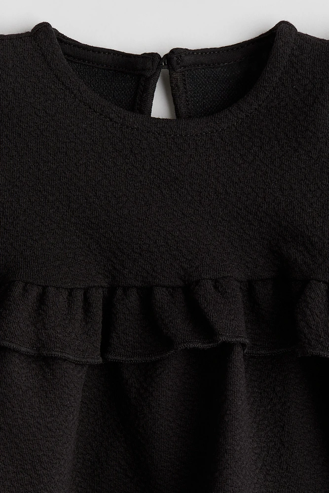 Ruffle-Trimmed Dress