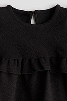 Ruffle-Trimmed Dress