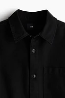 Regular-Fit Cotton Twill Overshirt