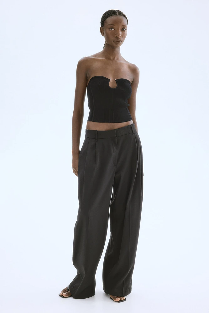 Rib-Knit Tube Top