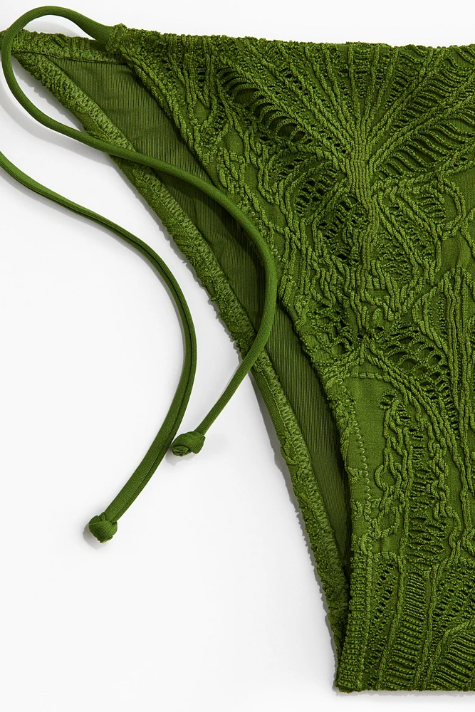 Tie tanga bikini bottoms