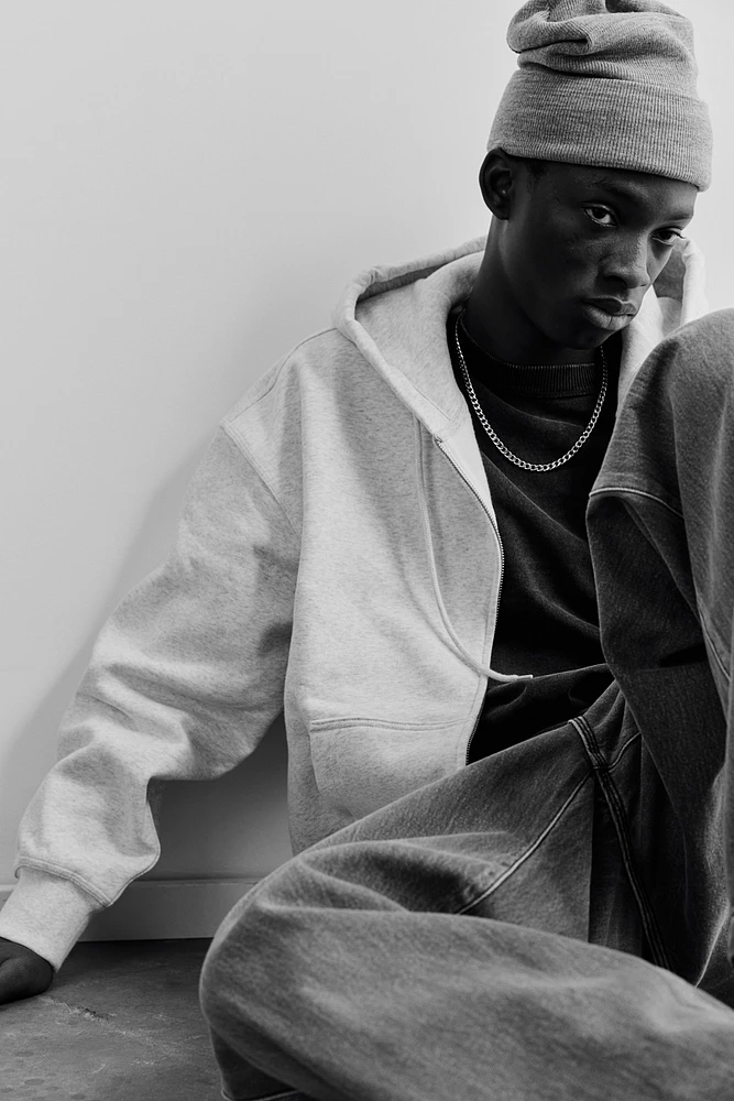 Oversized Fit Hooded Jacket