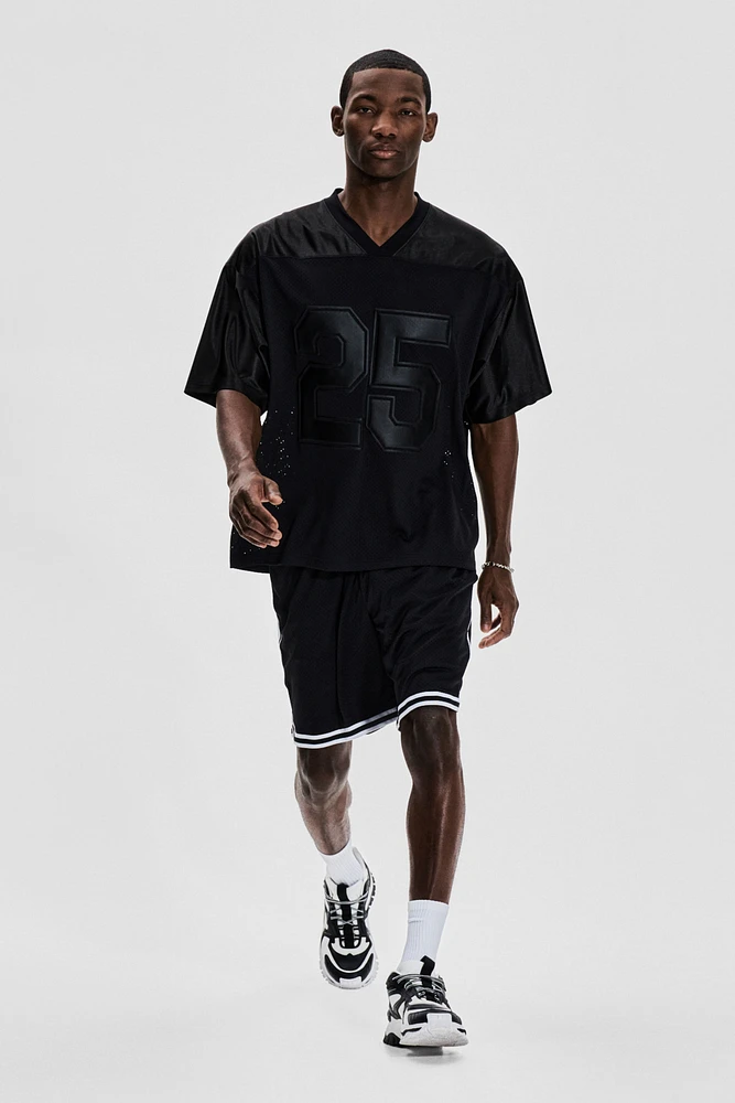 Loose-Fit Printed Sports Shirt with DryMove™