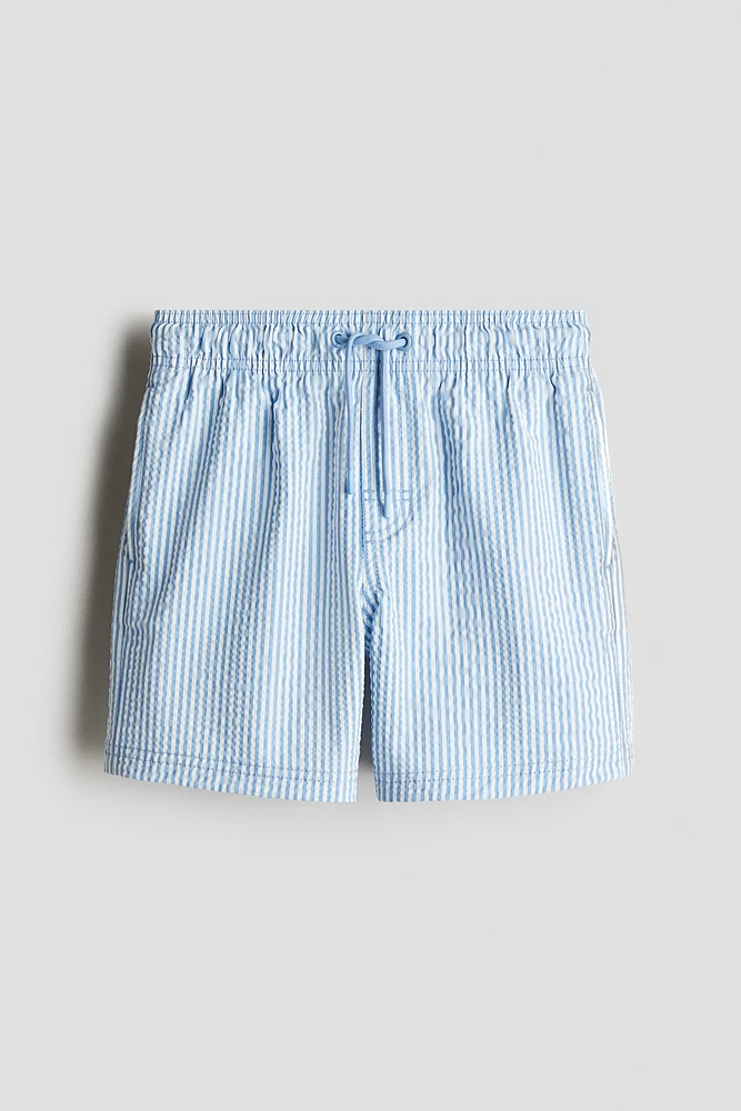 Seersucker Swim Shorts