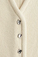 Button-Front Sweater Vest