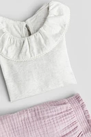 2-piece Blouse and Pants Set