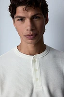 Regular Fit Ribbed Long-Sleeved Shirt